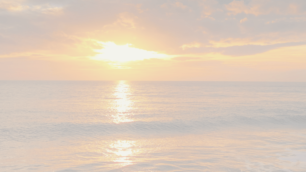 ocean waves during sunset